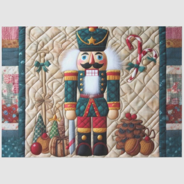 Papel De Seda Navidades acalorados Red Verde Náuseas (Anverso)