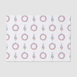 Papel De Seda Navidades acuarelas de colores en balbuceo