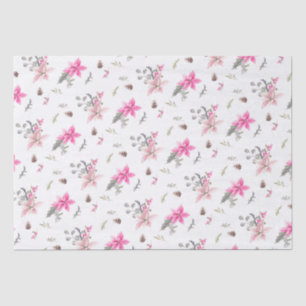 Papel De Seda Navidades acuáticos flores y vegetación