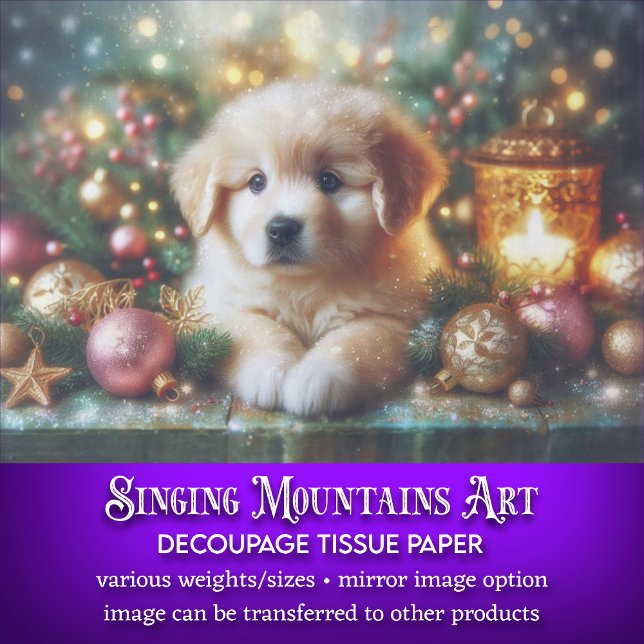 Papel De Seda Navidades Adorables Craft Decoupage (Subido por el creador)