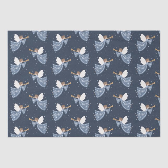 Papel De Seda Navidades Ángel Paz en Festividad de la Tierra (Anverso)