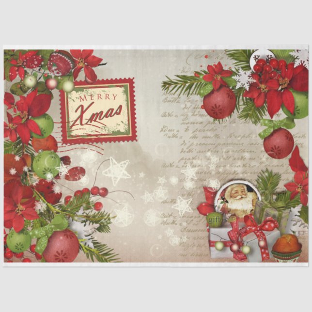 Papel De Seda Navidades Berries Design Series 1 (Anverso)