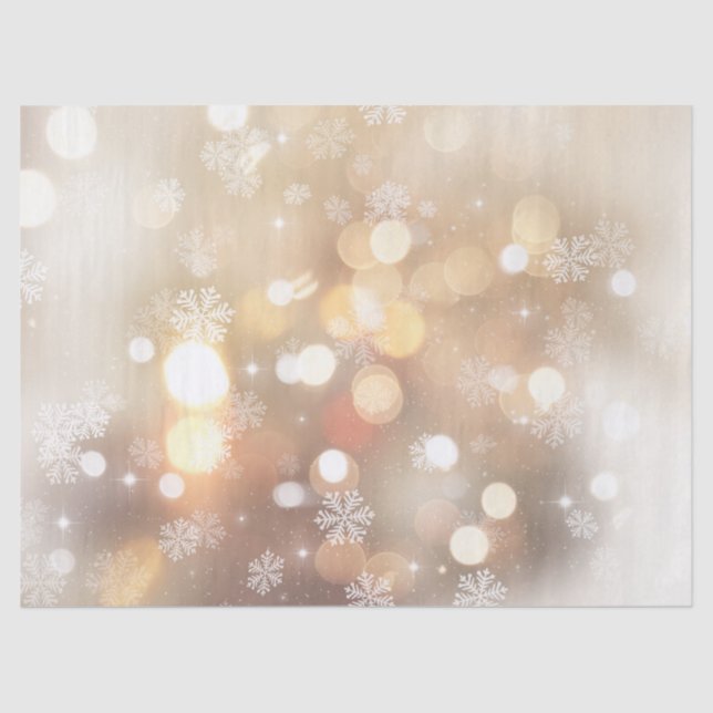 Papel De Seda "Navidades blancos" (Anverso)