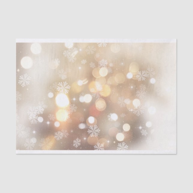 Papel De Seda "Navidades blancos" (Anverso)