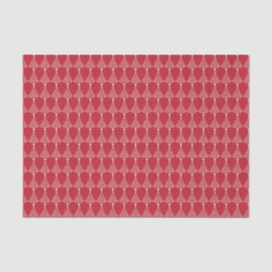 Papel De Seda Navidades blancos gritan árboles en fondo rojo