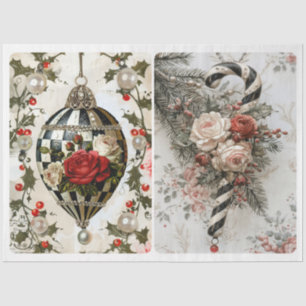 Papel De Seda Navidades blancos y negros