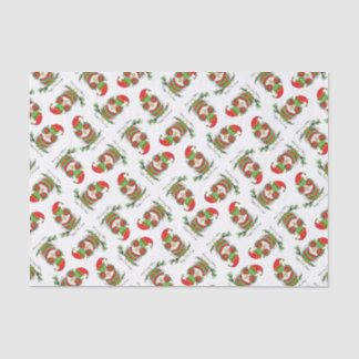 Papel De Seda Navidades búhos adoran divertida festividad