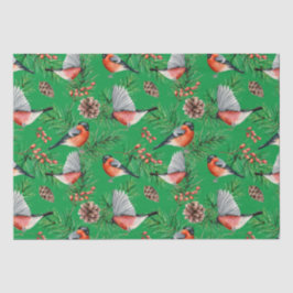 Papel De Seda Navidades Bullfinch