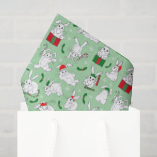 Papel De Seda Navidades Bunnies