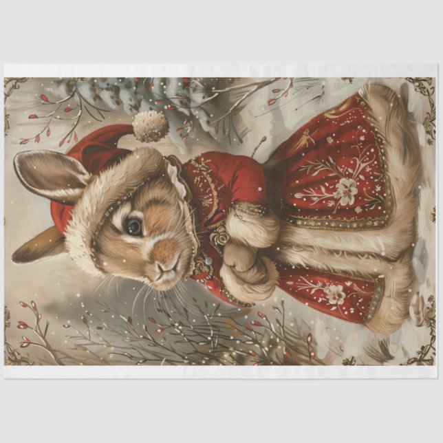 Papel De Seda Navidades Bunny (Anverso)