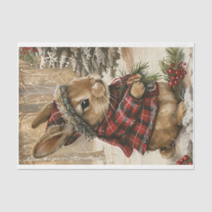 Papel De Seda Navidades Bunny Tissue Paper