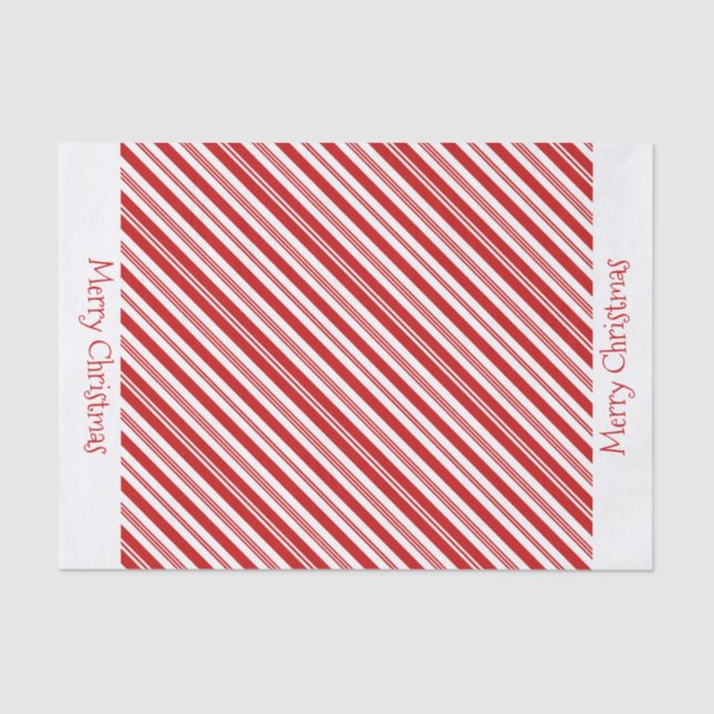 Papel De Seda Navidades Candy Cane (Anverso)