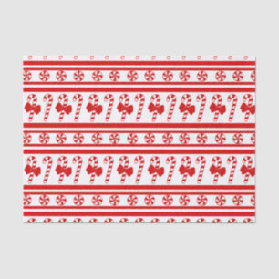 Papel De Seda Navidades Candy Cane Stripes