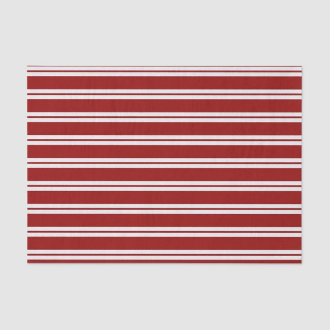 Papel De Seda Navidades Candy Cane Stripes (Anverso)