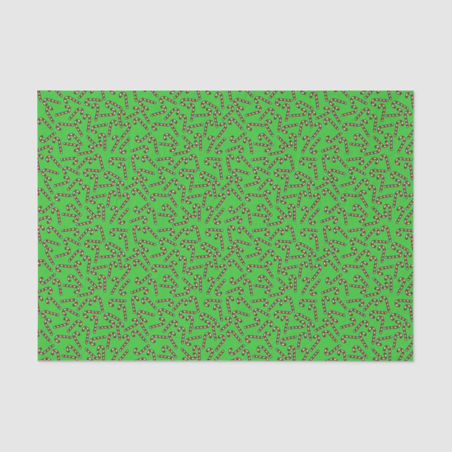 Papel De Seda Navidades Candy Canes (Anverso)