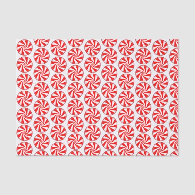 Papel De Seda Navidades Candy Peppermint (Anverso)