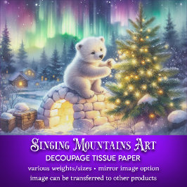 Papel De Seda Navidades caprichosos: Descomposición de árbol y o