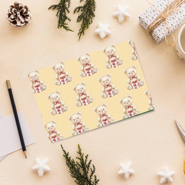 Papel De Seda Navidades cariñosos Teddy Bear (Subido por el creador)