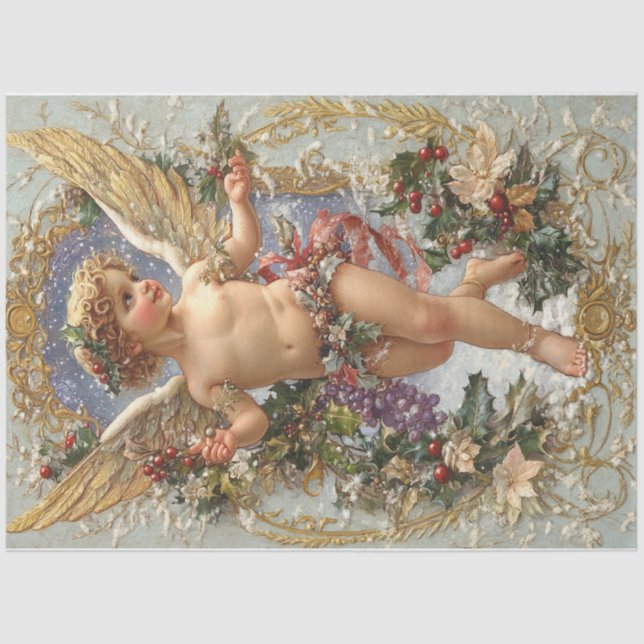 Papel De Seda Navidades Cherub (Anverso)