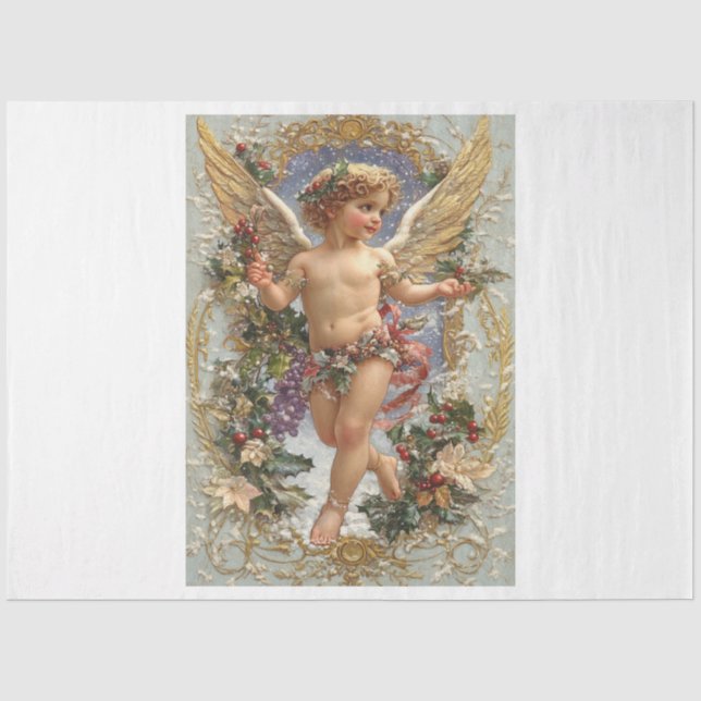 Papel De Seda Navidades Cherub (Anverso)