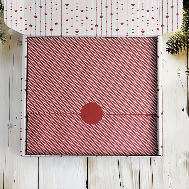 Papel De Seda Navidades Clásicos de Peppermint Stripe Red and Wh (Subido por el creador)