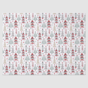 Papel De Seda Navidades, colorido, árbol de Navidad, rojo, verde