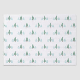 Papel De Seda Navidades costeros: Cámaras Adirondack de árboles 