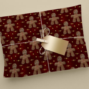 Papel De Seda Navidades Cute Gingerbread Men