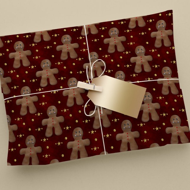 Papel De Seda Navidades Cute Gingerbread Men (Subido por el creador)