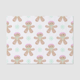 Papel De Seda Navidades Cute para niños Patrón de galletas de pa