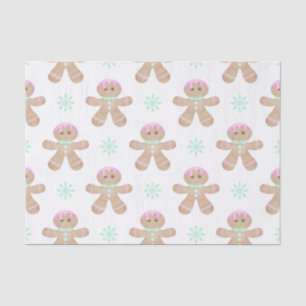 Papel De Seda Navidades Cute para niños Patrón de galletas de pa