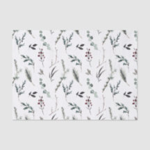 Navidades de acuarela botánica de invierno negro s