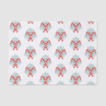 Navidades de acuarela Candy Cane Garland