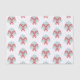 Papel De Seda Navidades de acuarela Candy Cane Garland