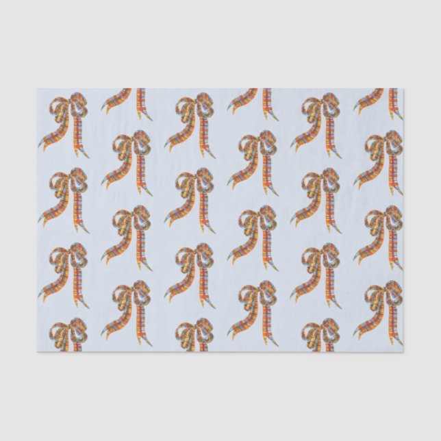 Papel De Seda Navidades de acuarela de arcos (Anverso)