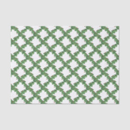 Papel De Seda Navidades de acuarela Lattice Holly Garland