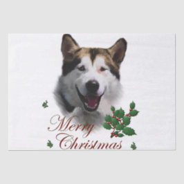 Papel De Seda Navidades de Alaskan Malamute