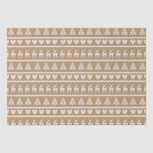Papel De Seda Navidades de arte folclórico escandinavo