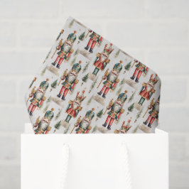 Papel De Seda Navidades de baldosa festiva acuarela