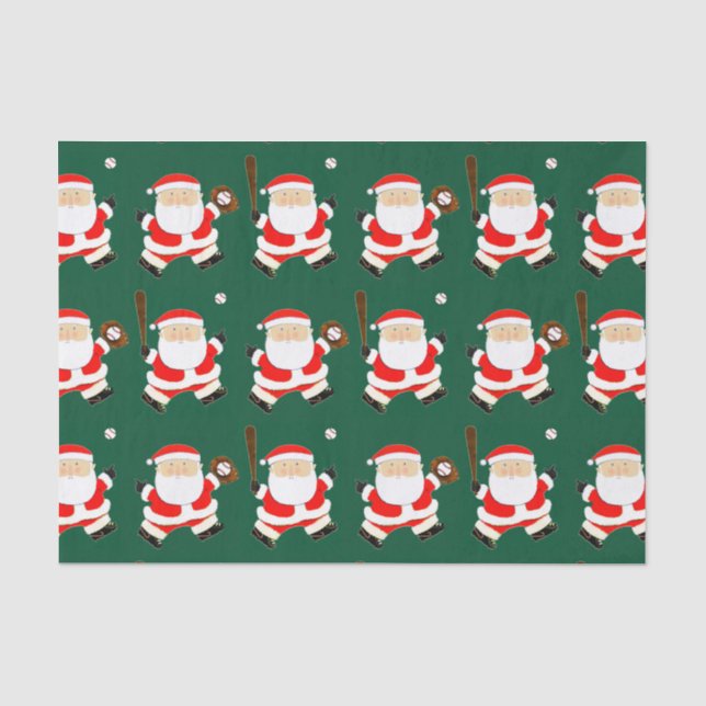 Papel De Seda Navidades de béisbol (Anverso)