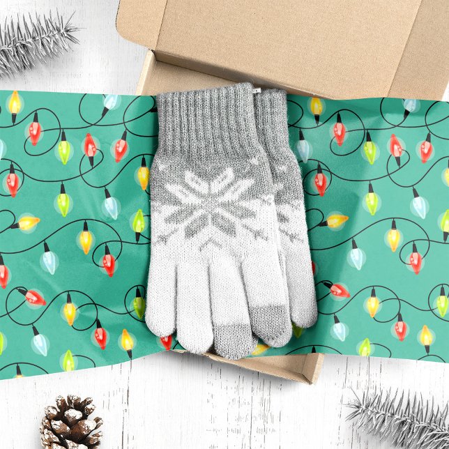 Papel De Seda Navidades de bobinado iluminan patrón de vacacione (Subido por el creador)