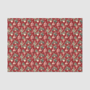 Papel De Seda Navidades de bombillas de época festiva