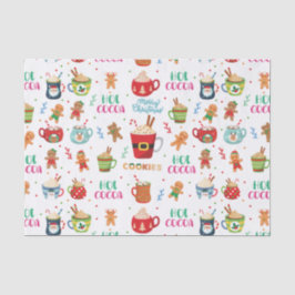 Papel De Seda Navidades de cacao caliente, galletas jengibre