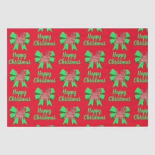 Papel De Seda Navidades de Cairn Terrier Perro y rojo de vaca