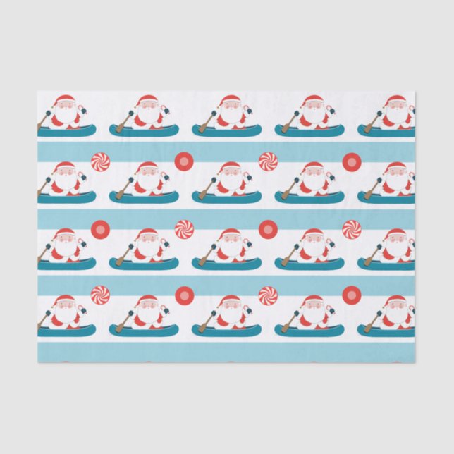 Papel De Seda Navidades de Canoe Kayak Camping (Anverso)