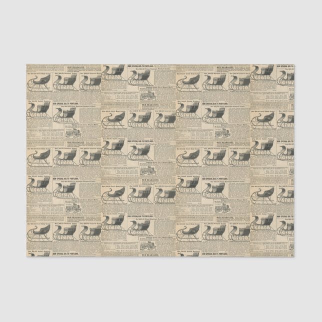 Papel De Seda Navidades de catálogo de moda antiguos (Anverso)