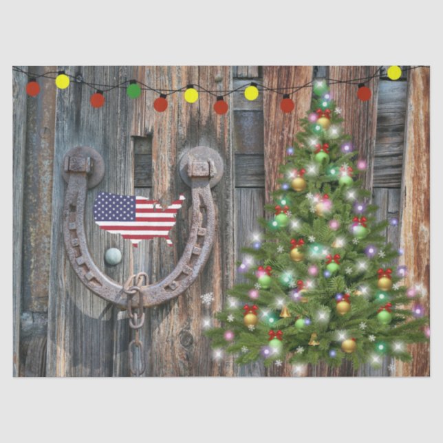 Papel De Seda Navidades de Charm Country (Anverso)