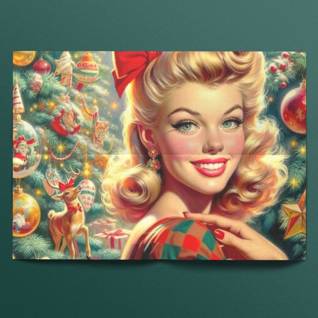 Papel De Seda Navidades de Chicas de Cute Retro (Subido por el creador)