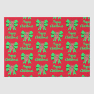 Papel De Seda Navidades de Chihuahua Rojo de perro y vaca