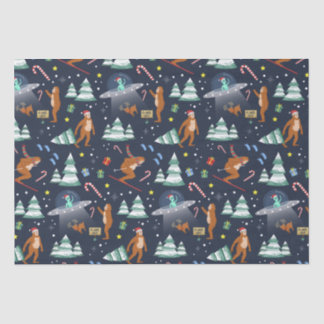 Papel De Seda Navidades de ciencia ficción | Pie grande, extranj